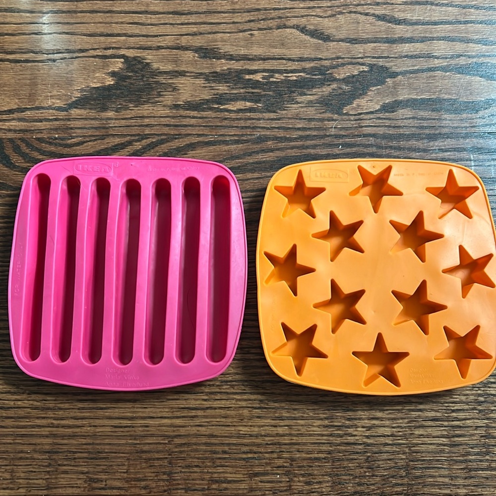 Ikea rubber ice cube trays
